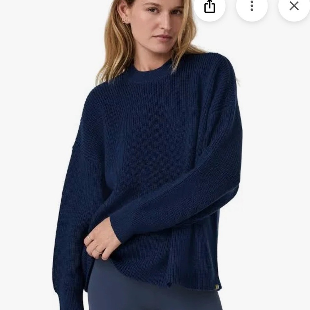 Vuori Women's Alp’s Wool Blend Crew Neck Sweater